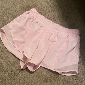 Blush Lululemon shorts